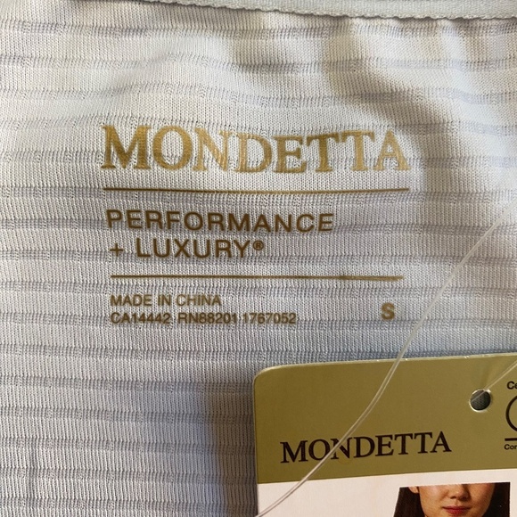 Mondetta Ladies' Quarter-Zip Pullover, Zippered Pockets, Light Blue, Small NWT - Picture 8 of 15